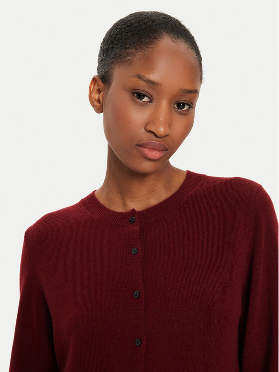 Herskind Herskind Kardigan Roselle 5241969 Bordowy Regular Fit