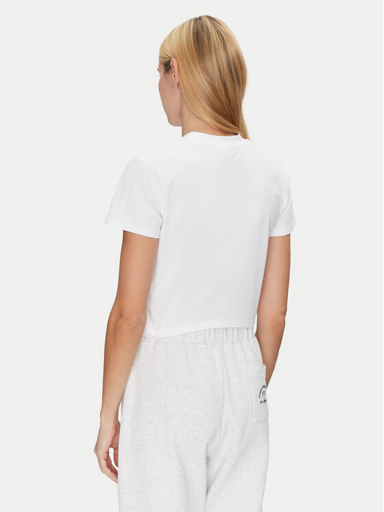 Guess Guess T-krekls V4YI20 KCDH1 Balts Boxy Fit