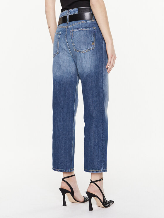 PINKO Pinko Džínsy 100114 A0HG Modrá Boyfriend Fit