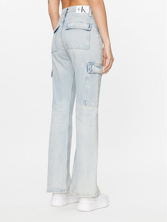 Calvin Klein Jeans Calvin Klein Jeans Traperice Authentic J20J221829 Plava Bootcut Fit