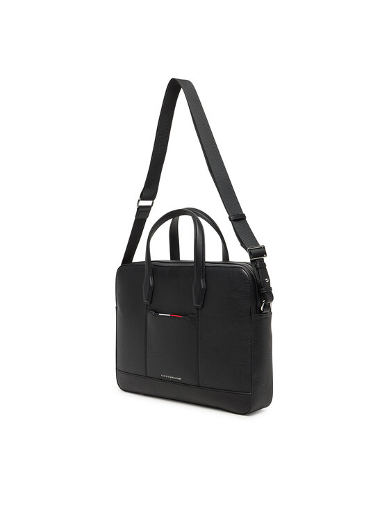 Tommy Hilfiger Tommy Hilfiger Brašna na notebook Th Central Slim Computer Bag AM0AM13484 Černá