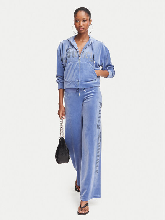 Juicy Couture Juicy Couture Долнище анцуг Old Gothic JCWBJ226334 Син Regular Fit