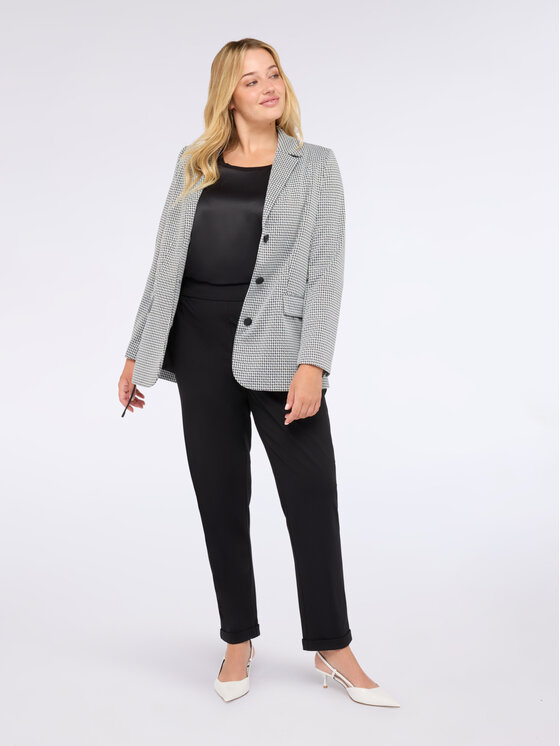 Fiorella Rubino Fiorella Rubino Bluzka G247L008552N033 Czarny Regular Fit