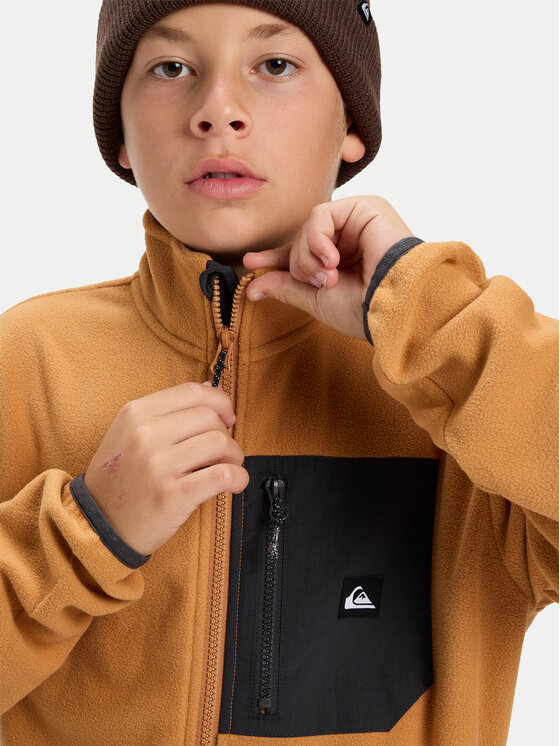 Quiksilver Quiksilver Fleecová mikina Ice Fields EQBPF03016 Oranžová Comfort Fit