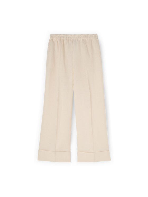 Motivi Motivi Pantaloni di tessuto P095Q004555N0R2 Crema Over Fit