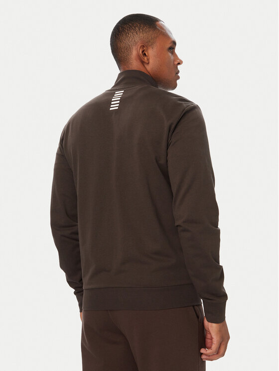 EA7 Emporio Armani EA7 Emporio Armani Felpa 8NPM31 PJVRZ U6027 Marrone scuro Regular Fit
