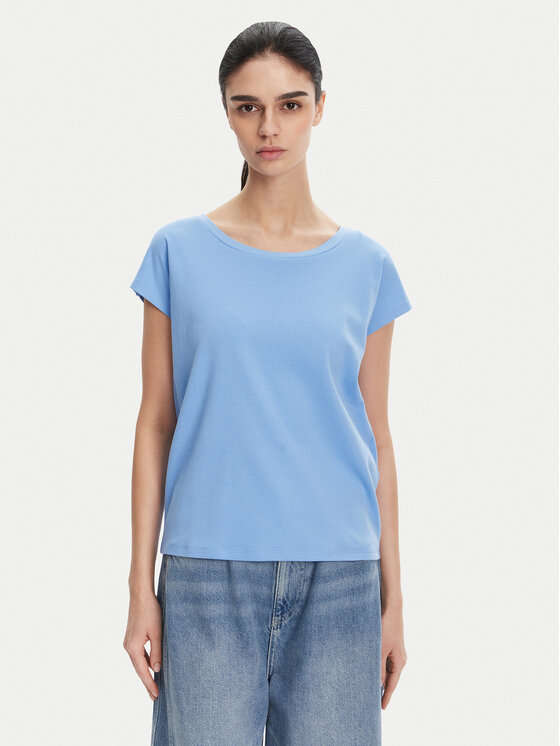 MAX&Co. MAX&Co. T-krekls Maldive2 2516941054270 Zils Regular Fit