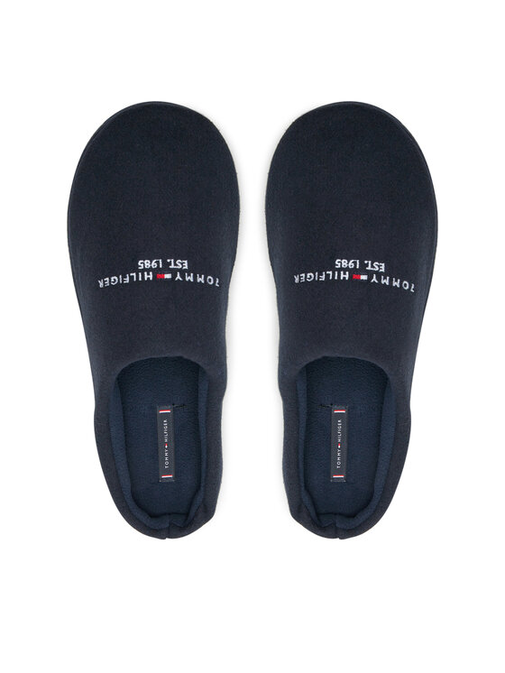Tommy Hilfiger Tommy Hilfiger Papuče Felt House Shoe FM0FM05538 Tamnoplava