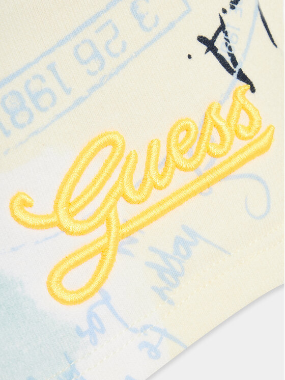 Guess Guess Bavlnené šortky N4GD03 KA6R3 Farebná Regular Fit