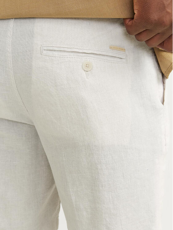 Jack&Jones Jack&Jones Kratke hlače Jpstace 12252992 Bijela Tapered Fit