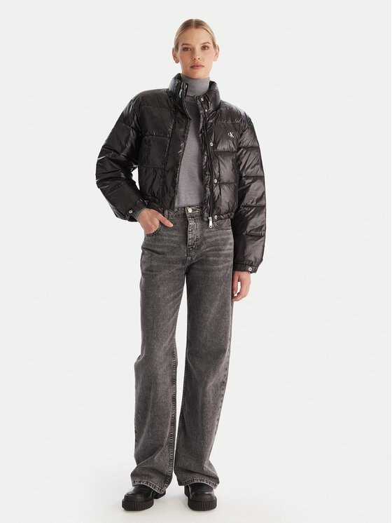 Calvin Klein Jeans Calvin Klein Jeans Žieminė striukė LV047D504G Juoda Regular Fit