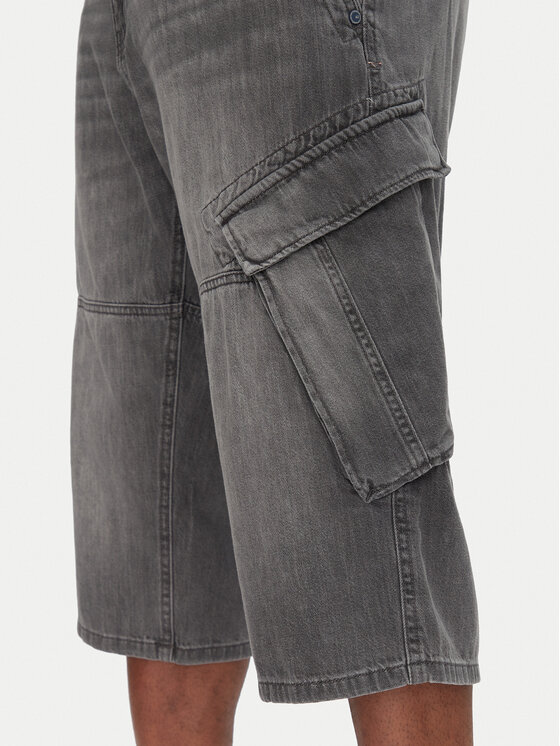 Tom Tailor Tom Tailor Džínové šortky 1044977 Šedá Relaxed Fit