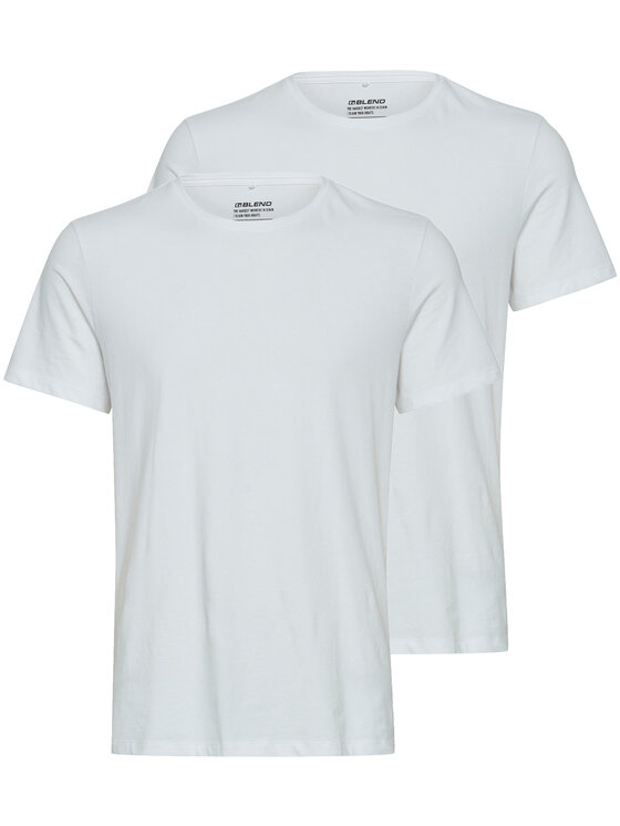 Blend Blend Σετ 2 T-Shirts Nick 701877 Λευκό Regular Fit