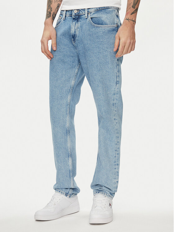 Pánské Jeansy Tommy Jeans, Velikost:32/34, Barva: Modrá, Ryan DM0DM19156