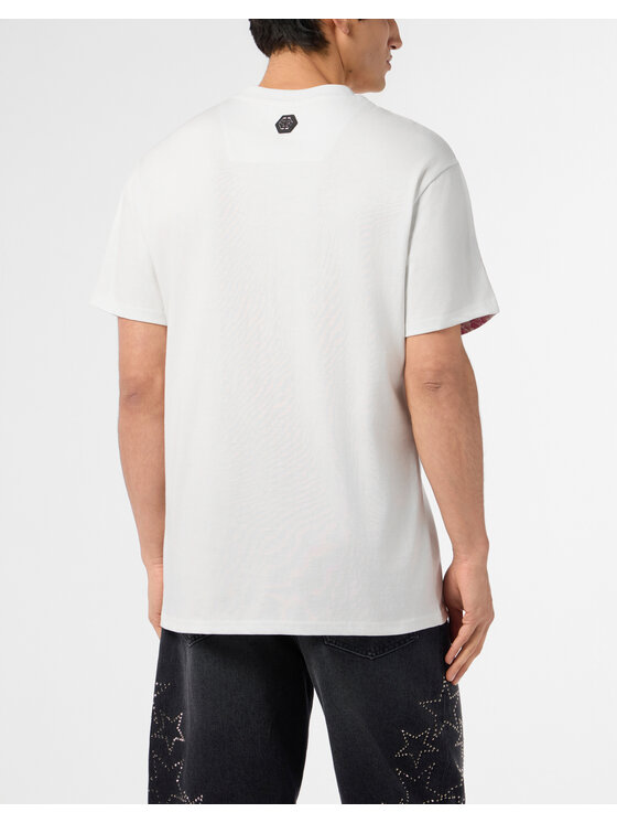 PHILIPP PLEIN PHILIPP PLEIN T-Shirt 29026 Biały Regular Fit