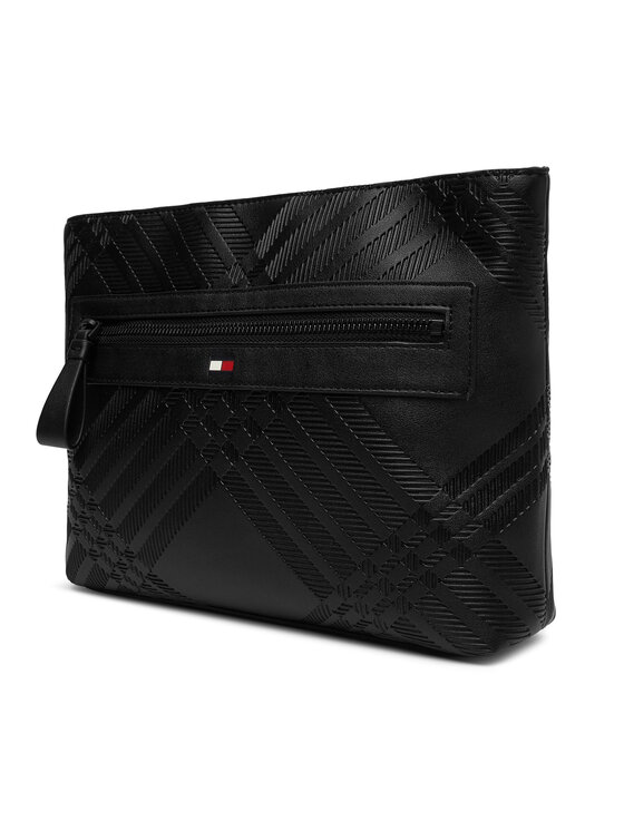 Tommy Hilfiger Tommy Hilfiger Мъжка чантичка Th Corp Pouch AM0AM14761 Черен
