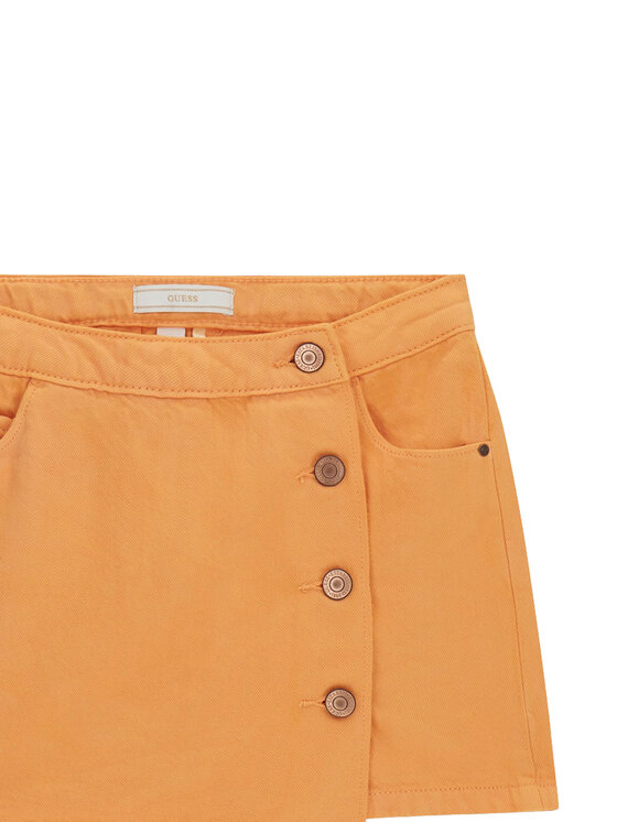 Guess Guess Sukňošortky J6GD13 WR510 Oranžová Regular Fit
