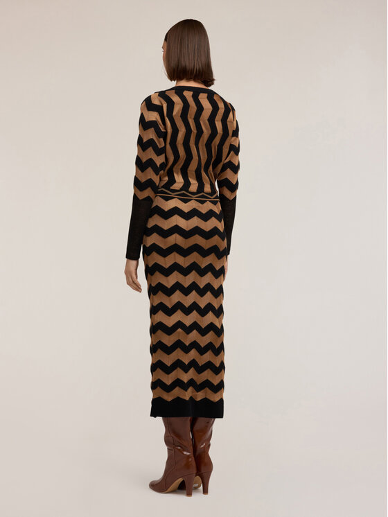 Motivi Motivi Vestito da giorno 7653W001494N0Z3 Marrone Slim Fit