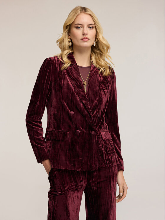 Motivi Motivi Giacca outdoor Q001Q001012N036 Bordeaux Regular Fit