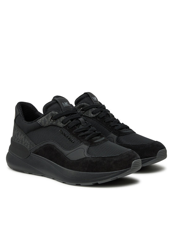 MICHAEL Michael Kors MICHAEL Michael Kors Sneakersy Trevor Mixed-Media Trainer 42F4TRFS7D Czarny