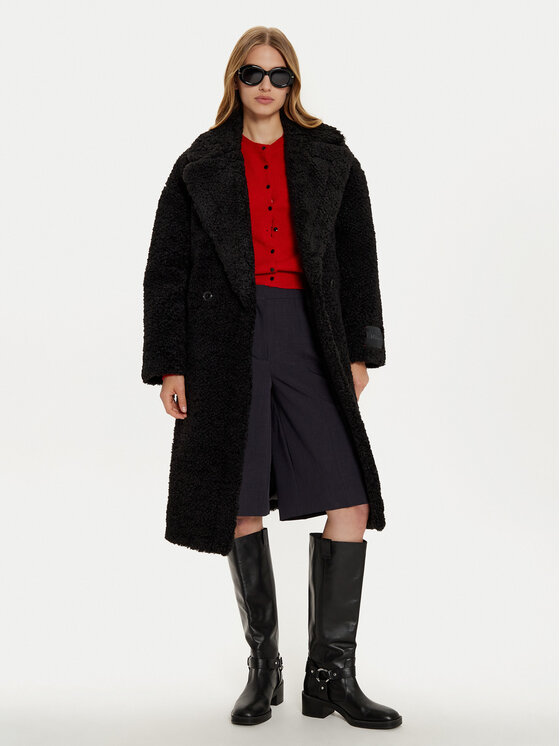 HUGO Hugo Дублянка Malite-1 50523262 Чорний Oversize