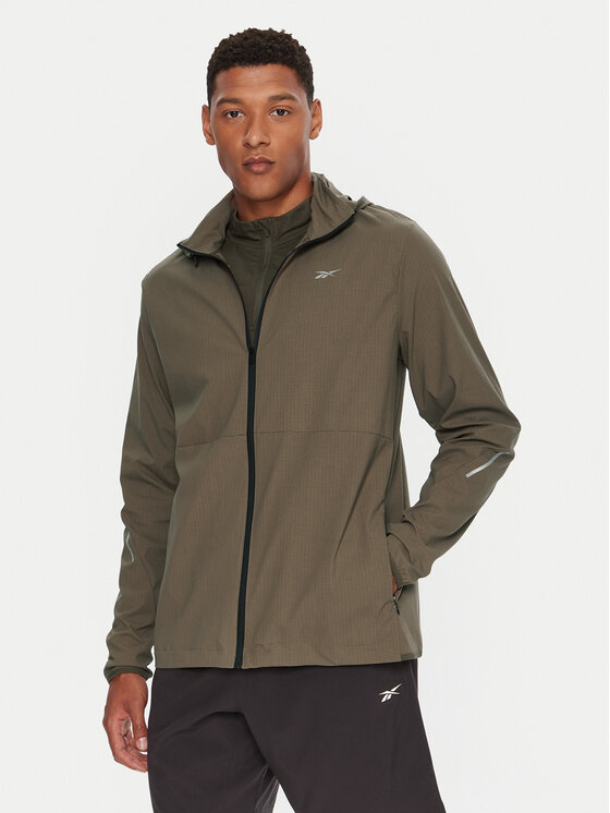 Reebok Reebok Bėgimo striukė Wayne RK25175CCM Žalia Regular Fit