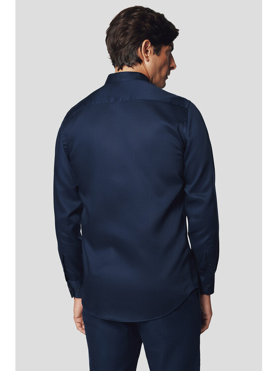 Lancerto Lancerto Koszula Nerea KO073224000005 Granatowy Slim Fit