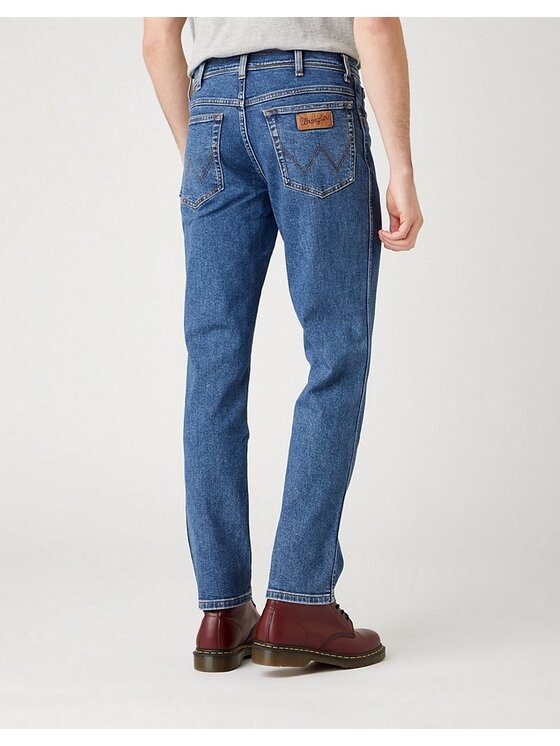 Wrangler Wrangler Jeansy TEXAS SLIM Niebieski Slim Fit