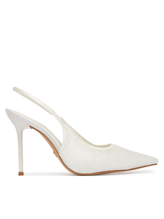Aldo Aldo Čevlji z visoko peto Pearlescent 14296114 Bela