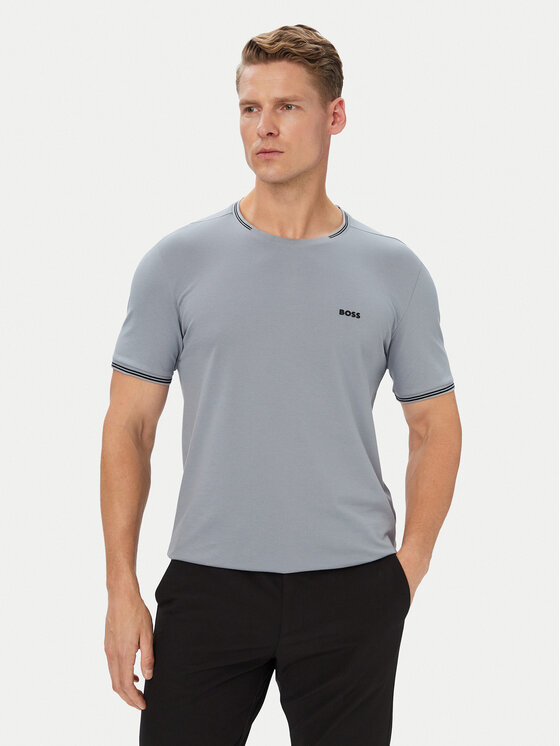 BOSS BOSS T-krekls Taul 50521245 Pelēks Regular Fit