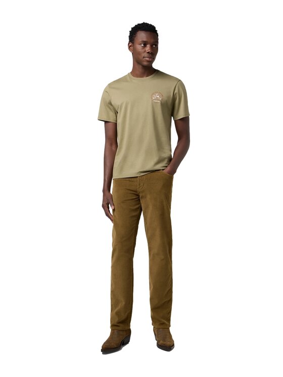 Wrangler Wrangler T-shirt 112371473 Verde Regular Fit