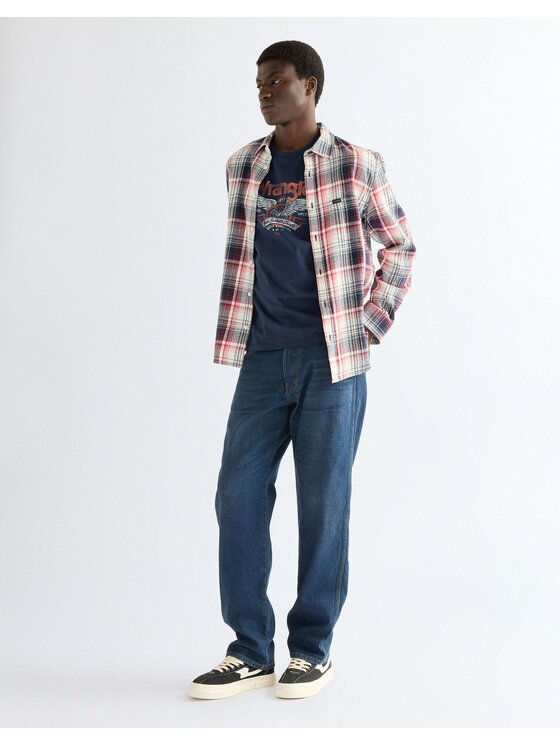 Wrangler Wrangler Koszula 1 PKT SHIRT Kolorowy Regular Fit