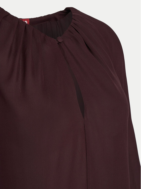 STAUD STAUD Bluse Fabian R24F1106SG Dunkelrot Regular Fit