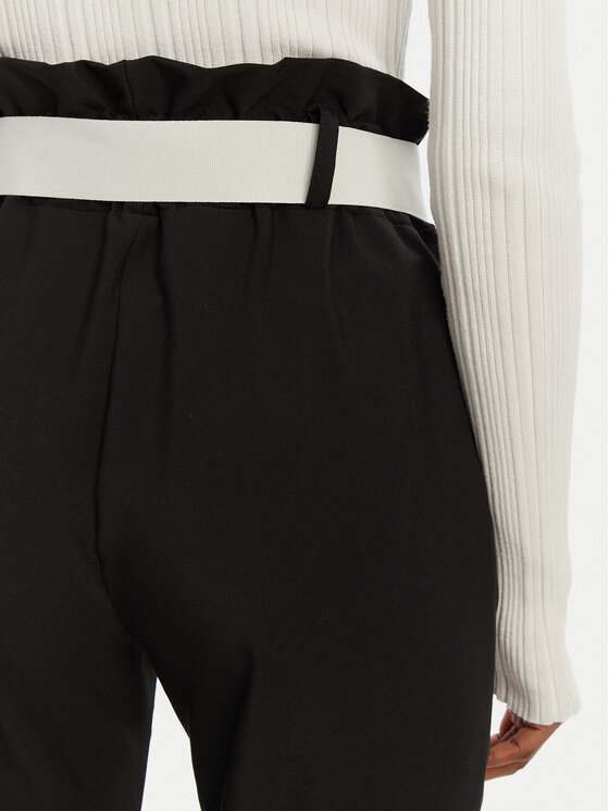 Rinascimento Rinascimento Pantaloni di tessuto CFC0122382003 Nero Regular Fit
