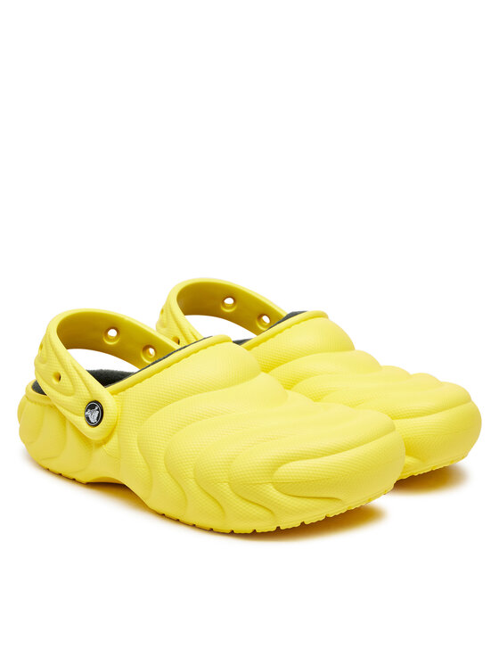 Crocs Crocs Şlapi Classic Lined Overpuff Clog 210059 Galben
