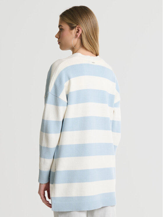 BIG STAR BIG STAR Kardigan MARILLA_400_160 Niebieski Comfort Fit