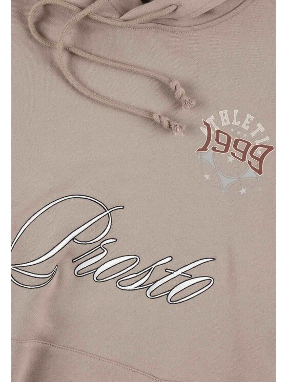 PROSTO. PROSTO. Bluza Football Fan Beżowy Oversize
