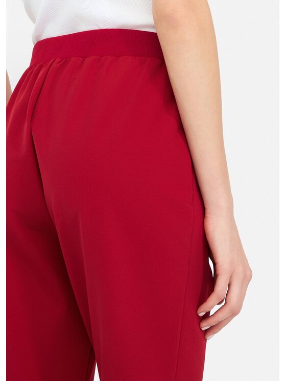 Liu Jo Liu Jo Pantaloni di tessuto TF5264T262091862 Rosso Regular Fit