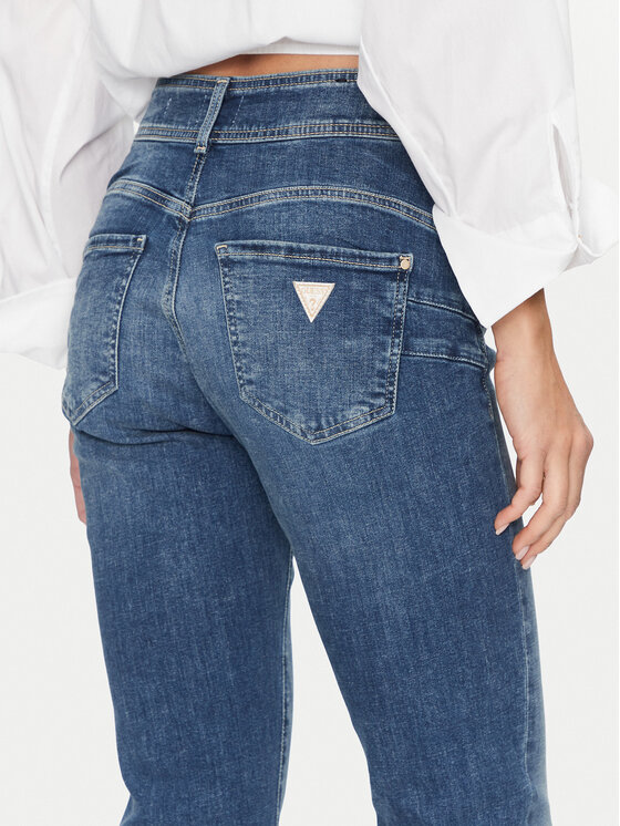 Guess Guess Jeansy W5RA0V D5L72 Niebieski Regular Fit