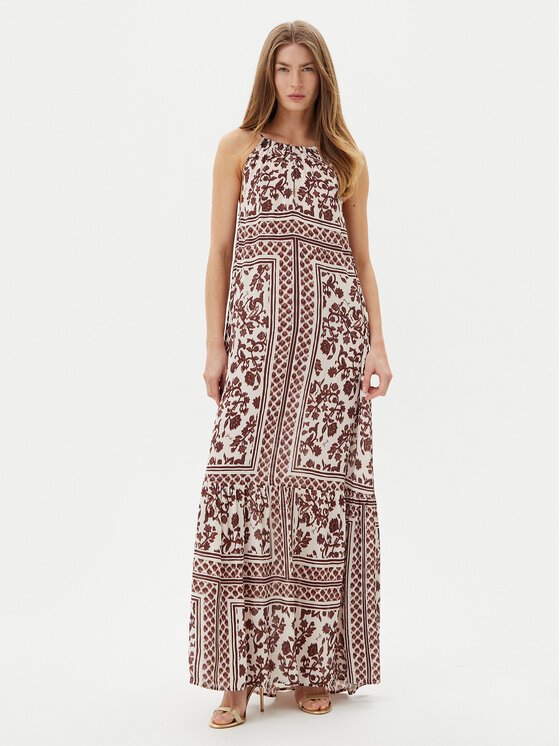 Gaudi Gaudi Nyári ruha 511FD15025 Barna Relaxed Fit
