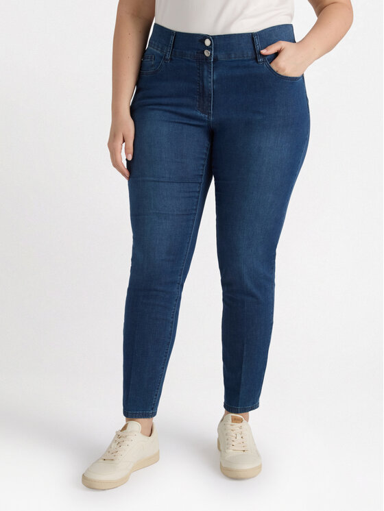 Fiorella Rubino Fiorella Rubino Jeansy P590T004865N024 Niebieski Skin Fit