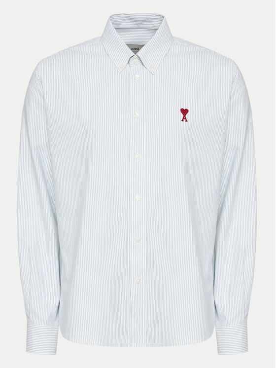 AMI Paris AMI Paris Srajca USH063.CO0087 4017 Bela Regular Fit