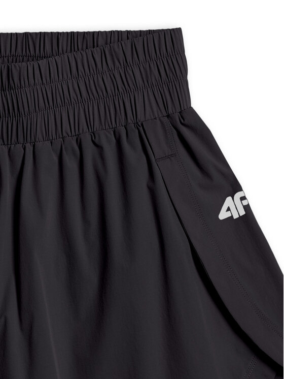 4F 4F Szorty sportowe ATHLETIC ALLURE Czarny Regular Fit