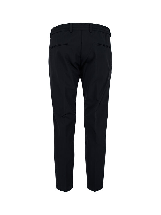 ACANFORA ACANFORA Pantaloni invernali UNCASSANO-NER Nero Regular Fit