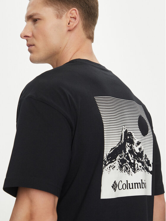 Columbia Columbia T-shirt Butte™ 2071701 Crna Relaxed Fit