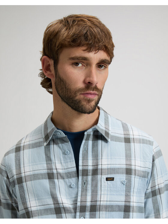 Lee Lee Koszula SURE SHIRT Niebieski Regular Fit