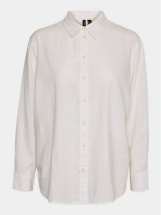 Vero Moda Vero Moda Koszula Linn 10305085 Biały Relaxed Fit