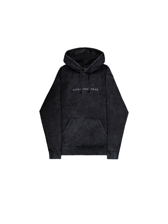 Alpha Industries Alpha Industries Bluza Acid Logo Hoodie Czarny Loose Fit