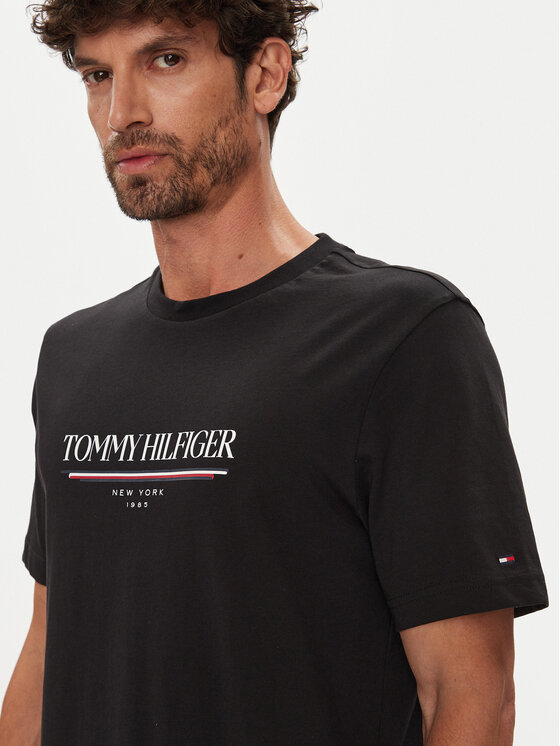 Tommy Hilfiger Tommy Hilfiger T-särk Brand Love MW0MW40324 Must Regular Fit