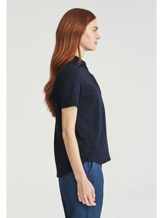 TATUUM TATUUM Bluzka MARBI Granatowy Classic Fit